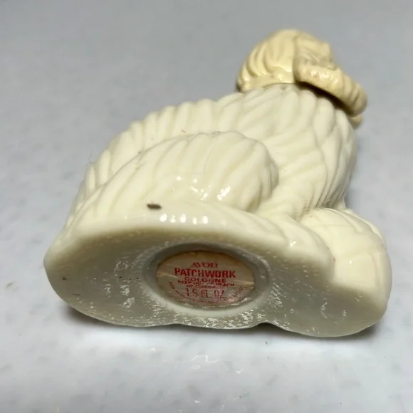 Vintage Avon Patchwork Bottle. Cocker Spaniel empty - Picture 6 of 6